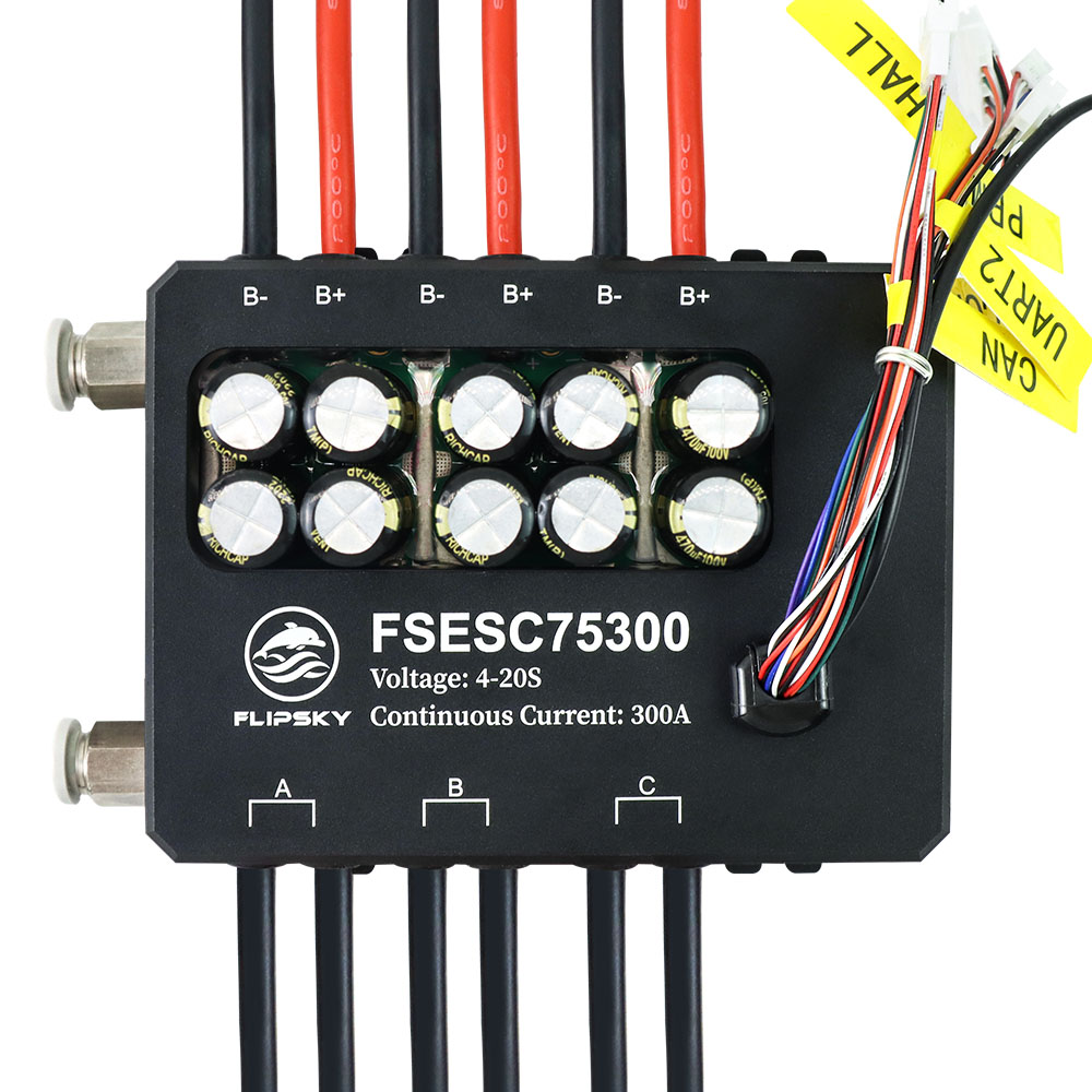 Flipsky Fsesc 75300 84 В сильн – обзор и цена Vesc 75300 High Current Esc