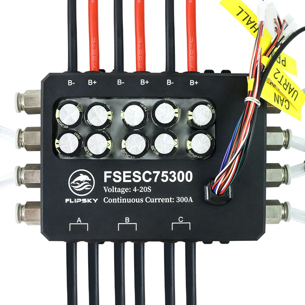 AvaCoreFlipsky FSESC 75300 84V – обзор и цена Vesc 75300 High Current Esc